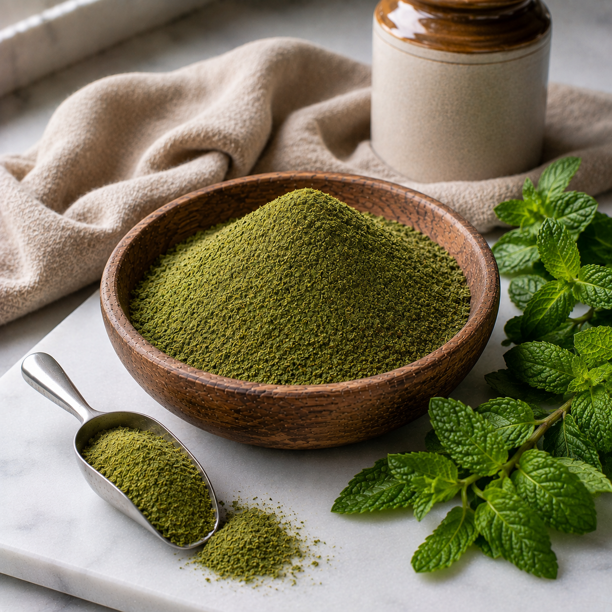 Dehydrated Mint Leaf Powder
